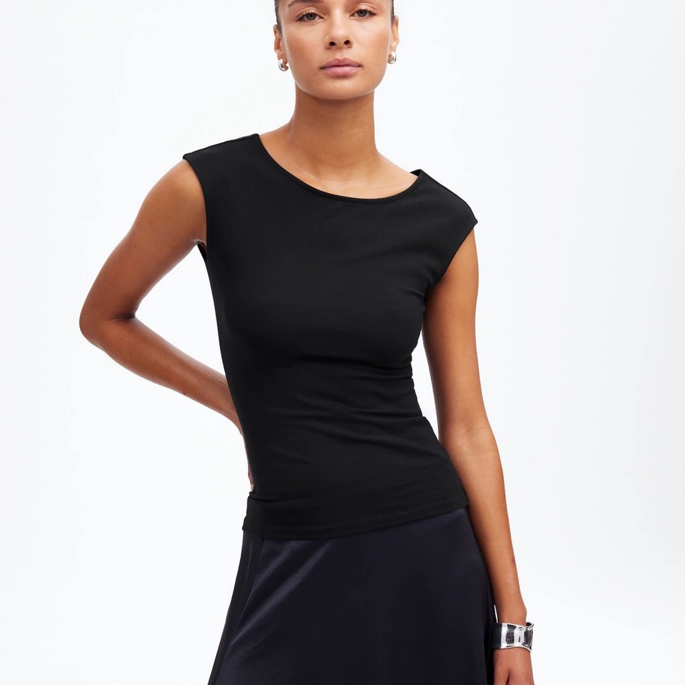 Madewell Black Sleeveless Top